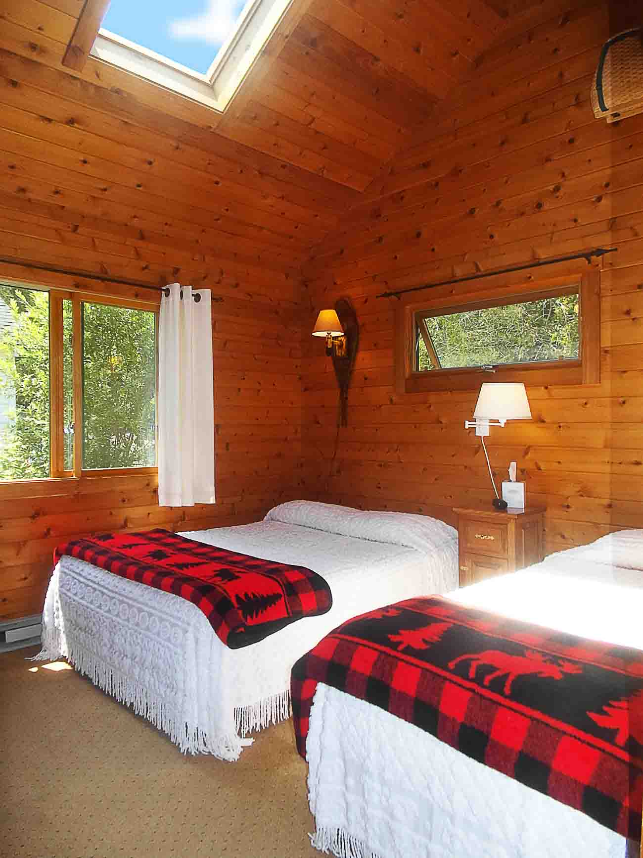 Beautiful Bedroom with Cathedral Ceiling